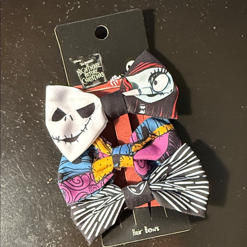 Loungefly Nightmare Before Christmas Hair Bows Set